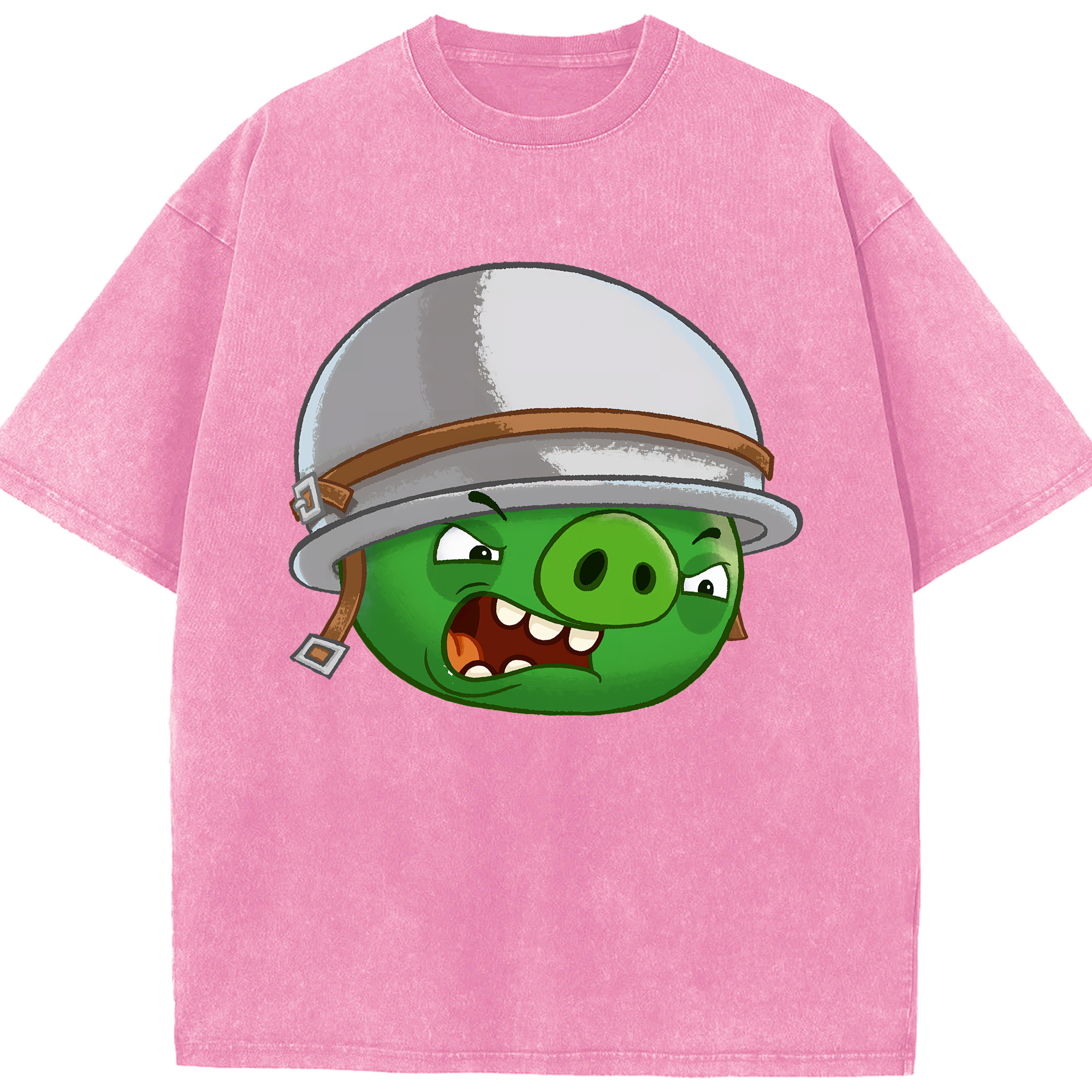 （画像用） Angry Birds アングリーバード 綿100% ヴィンテージ風 半袖Tシャツ（フロントプリント）